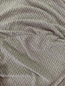 Bộ 1/2/4 bọc ghế ăn màu trơn, bọc ghế kiểu mỏ vịt dệt jacquard, bọc ghế nhà bếp co giãn, thích hợp cho đám cưới, tiệc tùng, khách sạn và các dịp khác. - Màu Khaki - Xem 7