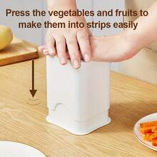 49-Slot Potato Cutter Tool, Stainless Steel Potato Slicer, French Fry Cutter, Multi-Function Vegetable Slicer, Wear-Resistant Design, Suitable For Home, Hotel And Commercial Kitchen Vegetable Slicing And Dicing - Multicolor - View 9