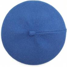 French Beret Hat Fashion Print Lightweight Winter Warm Hat Women - Style - Solid Royal Blue - View 4