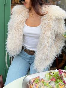 Women's New Loose Faux Fur Jacket, Versatile Style
