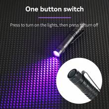 1pc 395nm UV Flashlight, Mini LED Blacklight Torch For Pet Urine Stains, Fluorescent Minerals, Authentication, Resin Curing, Leak Detection, Scorpion Hunting, Hotel Room Inspection, And Bed Bug Detection(Battery Not Included) - Multicolor - View 9