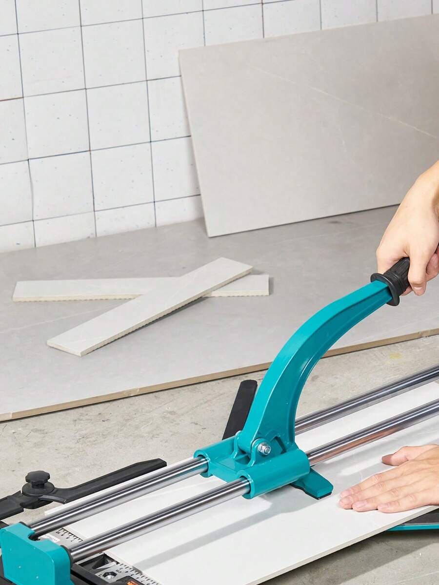 48-Inch Manual Tile Cutter, Ceramic And Porcelain Tile Cutter With Tungsten Carbide Cutting Wheel, Infrared Positioning, Non-Slip Feet, Double Rails For Professional Or Beginner Installers - 48 Pulgadas Guía Doble - View 1
