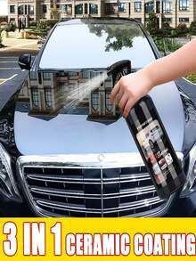 HGKJ P19 Ultimate Ceramic Coating Spray - Nano Car Coating Spray For Extended Protection And Paint Care, Quick-Acting Coating Agent For Automotive Paint, Nano Crystal Spray Wax, Clear Coat Spray Sealant,High Temperature Resistant - Multicolor - View 12