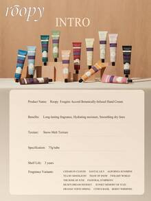 Roopy 75g 诗意系列护手霜 不油腻保湿 持久留香 防冻防干燥护手霜 秋冬完美礼物 - THAW OF SNOW - 查看 9