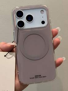 Magnetic Glossy Purple Phone Case, Compatible With IPhone 17 Pro Max, 17 Pro, 17 Air, 16 Pro Max, 15, 13 Pro, 14, 12, 11 Plus, Supports Wireless Charging, Soft Back Cover - Mauve Purple - View 2