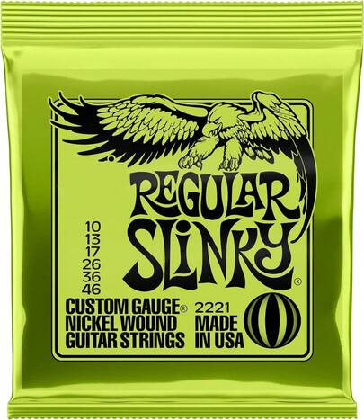 Nickel Wound Electric Guitar Strings - 10-46 Gauge,Preferred By Players Across Many Genres, 10-To-46 Gauge Has Become The Industry Standard.(2221)
