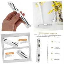 - Humidificadores humidificadores para preservacin de humedad, humidificador barra humidificador de frescura, aumento de humedad, abdominales plateados - plata - Ver 1