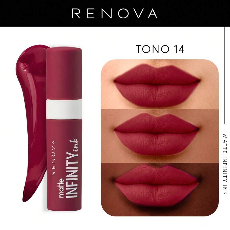 Matte Infinity Ink Renova Liquid Lipstick, 5ml - 14 音 - 查看 1