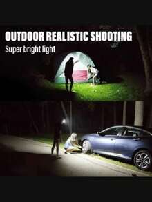 1pc Smart Sensor Headlamp, USB Rechargeable, Infrared Sensor With Pulsing Control, Bright LED Headlight With Red & White Dual Light Sources, 6 Brightness Levels. Essential For Outdoor Night Fishing And Running. - 1pc - View 6