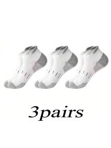 6 Pairs Unisex Breathable Arch Support Low-Cut Compression Socks, Suitable For Running & Daily Wear