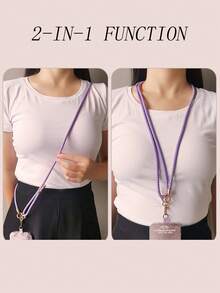 Nueva cadena ajustable de cuerda trenzada para cruzar el Body, cadena de repuesto para bolsos, llaveros, cordón multiusos para teléfono