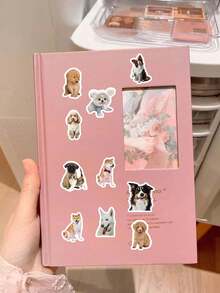 103张可爱狗狗贴纸套装 - 萌萌的小狗乙烯基贴纸，适用于笔记本电脑、水瓶、手机壳、剪贴簿 | 爱狗人士的完美之选