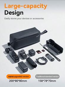 Llano Portable Storage Bag Lightweight Travel Storage Case Camera Handbag Box Bag Convenient Camera Accessory Case For Osmo Pocket 3