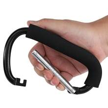 Clip de clipstroller de cochecito, excelente material de alta calidad para casa de hogares - Negro - Ver 1