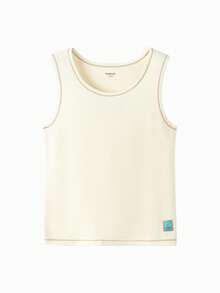 Balabala BalaOne Tween-Mädchen Soft Brushed Innenweste 2025 Herbst/Winter, Easy Fit - Milchig weiß - Übersicht 1