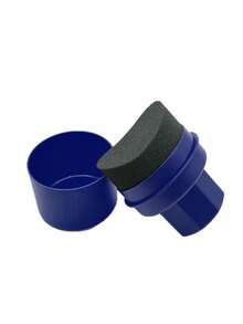 1pc Premium Car Tire Waxing Sponge With Cover, Curved Car Waxing Applicator Pad, Easy To Wax, Tire Cleaning Tool, Detail Brush, Multi-Purpose Tire Cleaning Sponge, Soft, Durable, Gentle, Easy To Apply, Makes Tires Look Brand New, Ideal For Car Enthusiasts And Auto Detailers, Suitable For Cars, Trucks