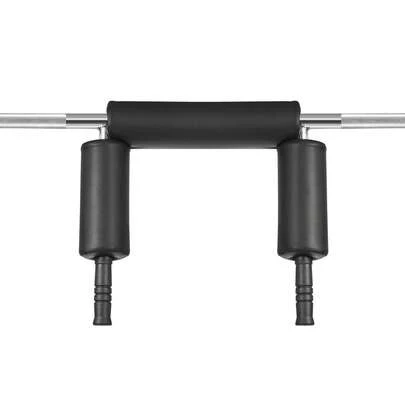 Shoulder-Saver Squat Bar, 318kg Fitness Squat Bar, Shoulder-Saver Squat Bar Attachment With Shoulder And Arm Pads, 28mm Diameter Weight Bar, Ideal For Front Squats, Lunges, Rehab, Physical Therapy