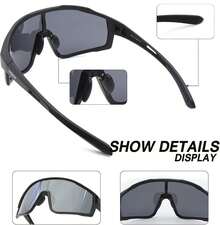 deportivas polarizadas para hombre mujer, conducción, pesca, ciclismo, bicicleta de montaña, protección. - Sombra Azul Cristal - Ver 4