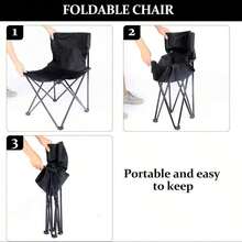 Multifunktionaler Klappstuhl, leicht und tragbar mit Aufbewahrungstasche, verstärkter Stahlrahmen, geeignet für Camping, Angeln, Strand, Hof, Garten, Campingstuhl, leichtes Design, platzsparende Möbel, faltbares Design, hochwertige Verarbeitung