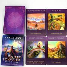 Sacred Traveler Oracle Cards, Each Card Interprets The Signs That Are Around You And Deciphers The Secret Messages Of The Universe - Blue - View 4