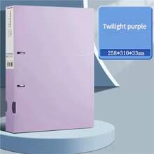 A4 Loose Leaf File Folder, Office Document/Test Paper Storage Binder, 2-Ring D-Ring Punch Folder