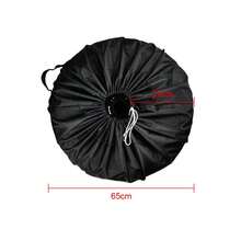 2PCS 13-19inch Auto Black Spare Tire Cover Wheel Tyre Protection Leather Tire Cover - Black - View 9