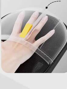 1 Piece Of Upgraded Large Pet Static Hair Removal Glove - Black Polypropylene Cat Grooming Glove, Efficient In Removing Pet Hair And Dust Mites, A Must-Have Tool For Cats And Dogs | Fashionable Pet Accessory | Durable Care Glove