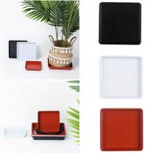 1pc Plant Saucer 4/6/7/8/10 Inch Drip Trays Plastic Tray Saucers Indoor Outdoor Flower Pot Square
