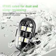 1 件/2 件带遥控器的磁性 LED 频闪灯，8 色无线 LED 防水防撞灯，适用于汽车无人机飞机摩托车自行车卡车的应急频闪警示灯 - 黑色 - 查看 6
