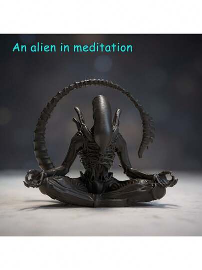 1 st mediterande utomjordisk figur, kreativ design för personlig atmosfär, lämplig för samling, trädgårdsdekor, yoga, julklapp