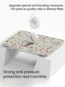 The Beautiful And Cute Cartoon Flower And Grass Double-Sided Painted Acrylic Transparent Crystal Back Cover Is Shockproof And Suitable For IPad 7th Generation, 8th Generation (10.2 Inches), And 10th Generation. It Has A Built-In Pen Slot And Supports Sleep And Wake-Up Functions/Multiple Folding Stand Methods. These Are Halloween Gifts And New Year Gifts - 彩色 - 查看 5