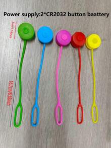 1pc Outdoor Pet Silicone Halter Light, Super Bright Front & Rear LED Pet Safety Pendant, High Visibility For Night Walking Dogs And Outdoor Activities, Anti-Lost Backpack Light Silicone LED Warning Light