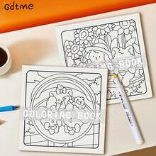 1pc SUNNY DAYS FUZZY BUDDIES Coloring Book [Cute] Kid Graffiti Painting Book Featuring Adorable Creatures Painting Book Montessori Drawing Toys Creative Gift .Easy To Color With Lines Colouring Books Featuring Plants Colouring Book Adults Gifts For Friends Couples&Family Back To School Season School Supplies. - 20x20cm 24pages - View 10