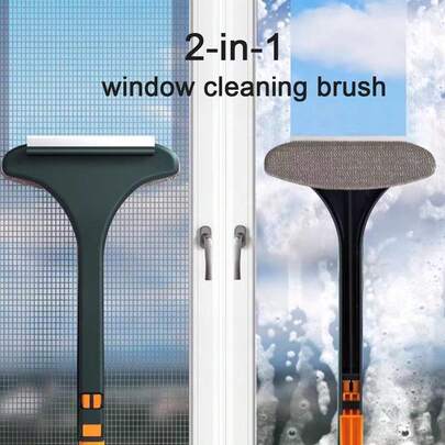 Double-Sided Window Screen Cleaning Brush Household Window Cleaning Tool No-Cleaning Scraper Multifunctional Screen & Glass Cleaner Essentials