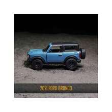 Modelo de coche a escala 1/64 de aleación genuino y autorizado oficialmente, Mercedes-Benz, , Cadillac, Chevrolet, modelo de coche de metal fundido realista, vehículo miniatura decorativo y coleccionable - Ford Bronco 2021 - Ver 4