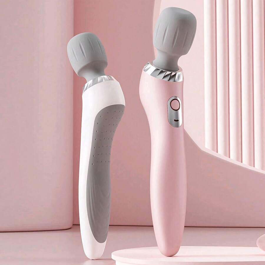 无线全身振动按摩器，硅胶按摩头，适用于颈部、背部、肩部、腰部、腿部和足部，女士按摩工具，适合作为节日礼物