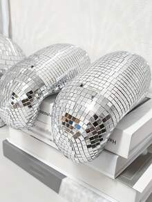 1 قطعة كرة ديسكو بأسلوب بوهيمي - مكسر ضوء ملون للكريسماس والأعراس وعيد الحب وغيرها - ديكور زجاجي معلق