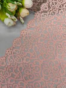 90cm/1 Stück weiches elastisches Spitzenband, hautfreundlich & atmungsaktiv, geeignet für Bekleidung, Ausschnitte, Manschetten, Rocksäume, Unterwäsche, Westen, Hochzeitskleider, Röcke, Schuhe, Hüte, Bettwäsche, Dekorationen, Heimtextilien, Haaraccessoires, Schmuck, Handschuhe, Vorhänge, Spielzeug, Blumenverpackung und Basteleien