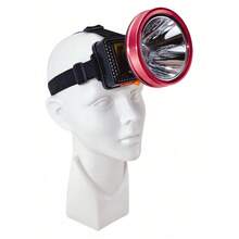 DORRAS Faro delantero LED Lampara De Cabeza Multifuncional Con 2 cambios de luz Alta eficiencia energetica y diseño duradero para uso prolongado ideal para camping senderismo y actividades nocturnas con facil instalacion y resistencia al agua - Negro - Ver 1