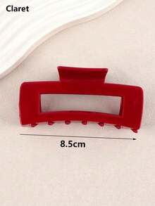 Soft Silicone Hair Claw, High-End Anti-Drop Unbreakable Hair Clip, Square Hair Soft Claw Clips For Women, Flexible Claw Clip For Thick Hair, Lightweight Large Cozy Clip Special Soft Hairpins, Suitable For Various Occasions, 2025 New Design Hair Accessories Women Claw Clip Fall Fashion Hair Claw Autumn Hair Clutch Elegant Clips For Hair Winter For Vacation Outfits Woman