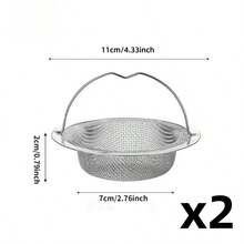 Sink Drain Basket Stainless Steel Sink Strainer For Most Kitchen,Kitchen Sink Strainer,Sink Strainers With Large Wide Rim For Kitchen Sinks,For Kitchen Sink/Bathroom Bathtub Wash Basin Floor Drain Balcony Drain Hole.It's The Perfect Choice For Christmas And Halloween Parties And Gatherings.