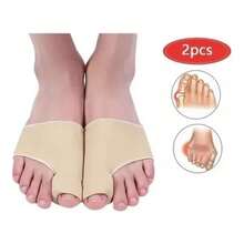 Corrector de hallux valgus, separador de dedos, separador de dedos superpuesto, ajustable, apto para uso diurno o nocturno, solo lavado a mano, fabricado con materiales ABS y PA, ideal para San Valentín, el Día de la Mujer, el Día de la Madre y el Día del Padre. - Amarillo - Ver 3