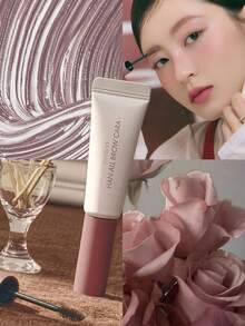 Rom&nd Romand ALL BROW CARA 05 深玫瑰色，轻盈羽毛般笔触，柔雾妆效，植物基眉毛呼吸科技，灰棕色毛发纹理，冷调茶色天鹅绒般蓬松，暖调焦糖色羽毛般柔滑，便携式眉妆套装，韩式彩妆，9克/0.32盎司 - 05 DUSKY ROSE - 查看 2
