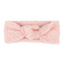 8pcs Candy Color Thick Winter Warm Headbands, Children Bow Knot Wide Headbands, Cute Holiday Girls Hair Scrunchies, Baby Hair Accessories, Essential For Shower