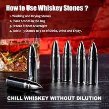 Juego de 2 piedras de whisky, juego de 2 vasos de whisky, cubos de whisky, de acero inoxidable, caja de regalo de whisky, whisky, el mejor regalo para beber para hombres, papá, marido, cumpleaños, día festivo - Anteojos rectos + piedras de acero inoxidable para marido - Ver 11