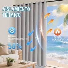 Curtain Sunshades - 淺灰色 - 查看 3