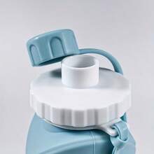 600ml 20.29oz Leakproof Foldable Water Bottle - Silicone, High-Temp Resistant, With Secure Strap For Cycling, Hiking, Gym & More - Available In Maca In Four Colors, Insulated Flas