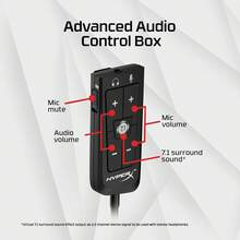 HyperX Tai nghe chơi game Cloud II với card âm thanh USB, âm thanh vòm 7.1, đệm tai bằng mút hoạt tính, khung nhôm bền chắc, micro có thể tháo rời, tương thích với PC và máy chơi game. - Đen và đỏ - Xem 8