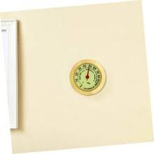 2 piezas higrmetro mecnico para humidificador y guitarra, pequeo indicador de humedad luminoso, porttil, analgico, humedad para viajes y fcil almacenamiento - Dorado - Ver 6