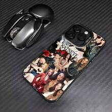 Funda para teléfono K-KATSEYE, compatible con iPhone 16, 15, 14, 13, 12 Pro Max, X/XS MAX, 8, 7 Plus - Parte trasera mate - A prueba de golpes, funda de teléfono de Halloween, funda de teléfono genial, funda de teléfono muy genial, funda de teléfono linda, funda a prueba de golpes, diseño impreso en UV, amantes del anime - Mezcla de colores - Ver 7